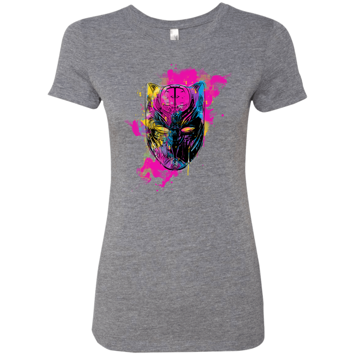 T-Shirts Premium Heather / S Graffiti Panther Women's Triblend T-Shirt