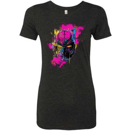 T-Shirts Vintage Black / S Graffiti Panther Women's Triblend T-Shirt
