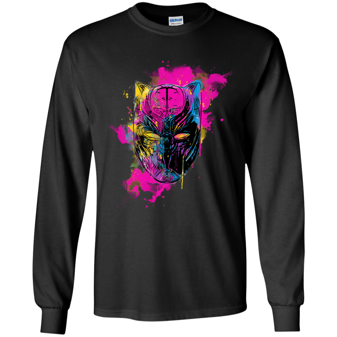 Graffiti Panther Youth Long Sleeve T-Shirt