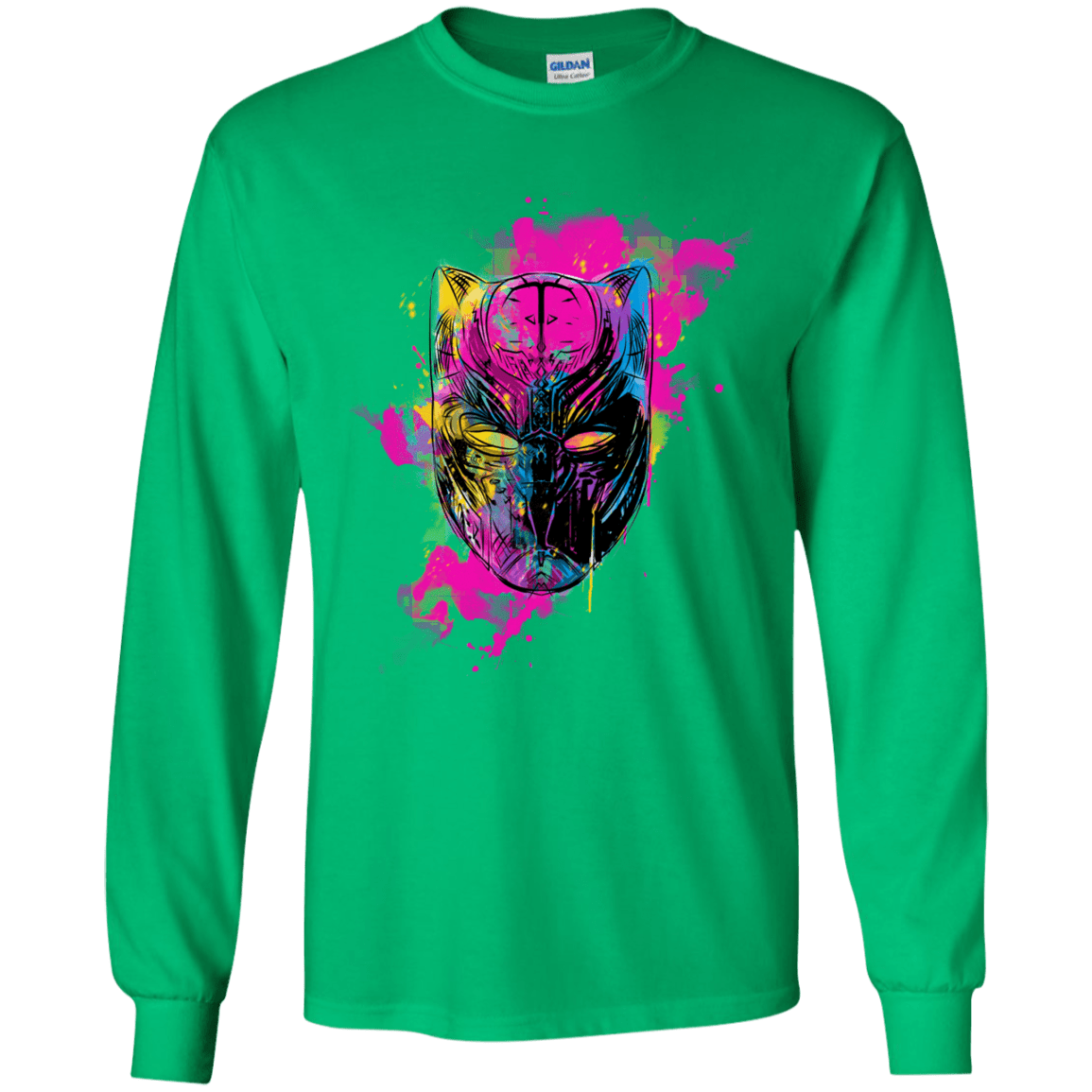 Graffiti Panther Youth Long Sleeve T-Shirt