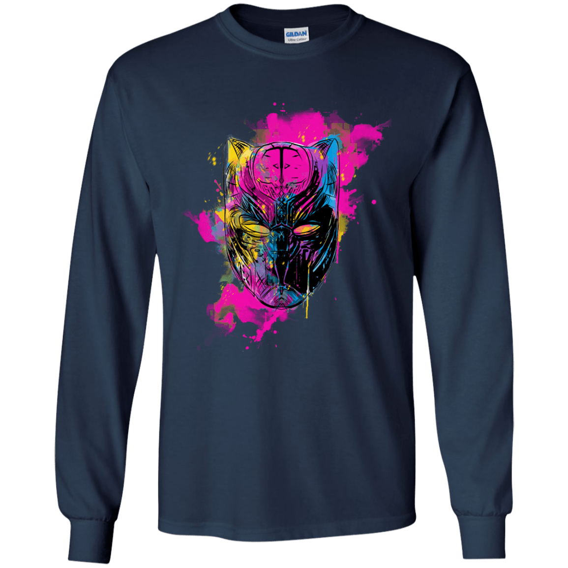 Graffiti Panther Youth Long Sleeve T-Shirt
