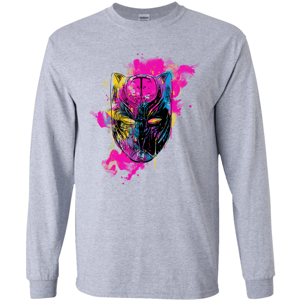 Graffiti Panther Youth Long Sleeve T-Shirt