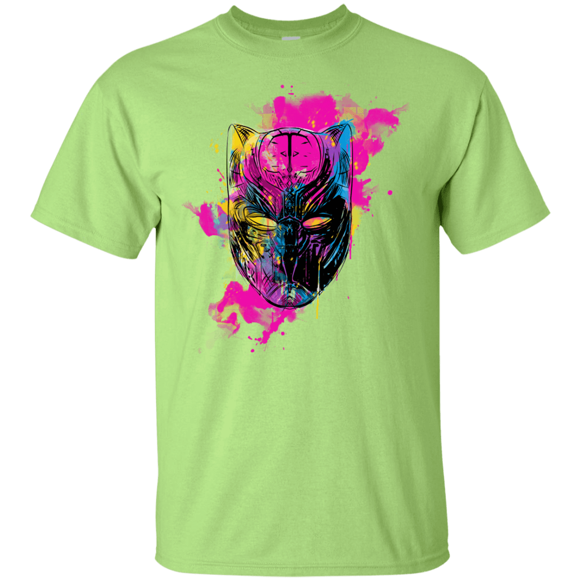 T-Shirts Mint Green / YXS Graffiti Panther Youth T-Shirt