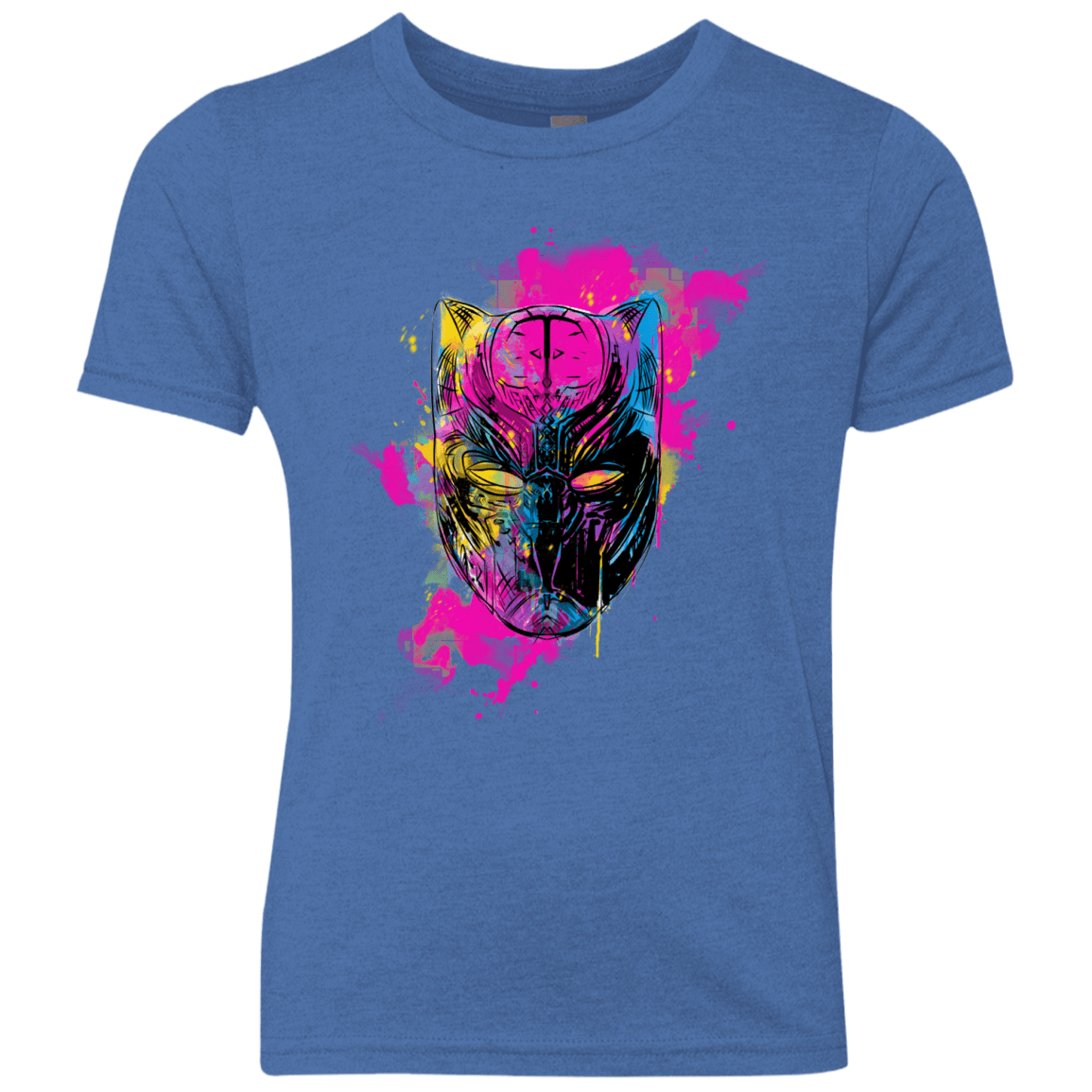 Graffiti Panther Youth Triblend T-Shirt