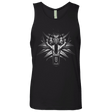 T-Shirts Black / Small Graffiti White Wolf Men's Premium Tank Top