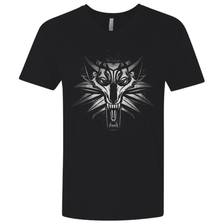 T-Shirts Black / X-Small Graffiti White Wolf Men's Premium V-Neck