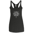 T-Shirts Vintage Black / X-Small Graffiti White Wolf Women's Triblend Racerback Tank