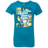 T-Shirts Turquoise / YXS Grand theft moon Girls Premium T-Shirt