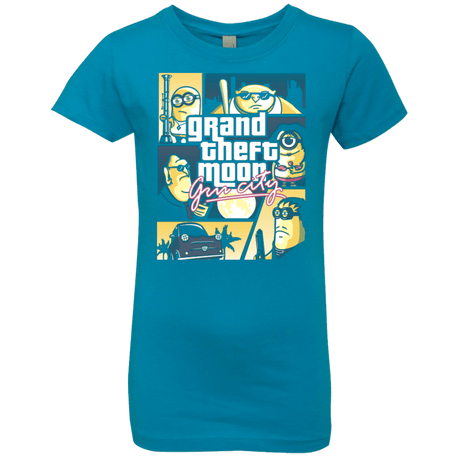 T-Shirts Turquoise / YXS Grand theft moon Girls Premium T-Shirt