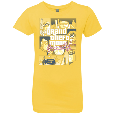 T-Shirts Vibrant Yellow / YXS Grand theft moon Girls Premium T-Shirt