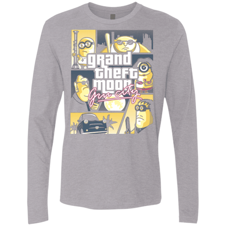 T-Shirts Heather Grey / Small Grand theft moon Men's Premium Long Sleeve