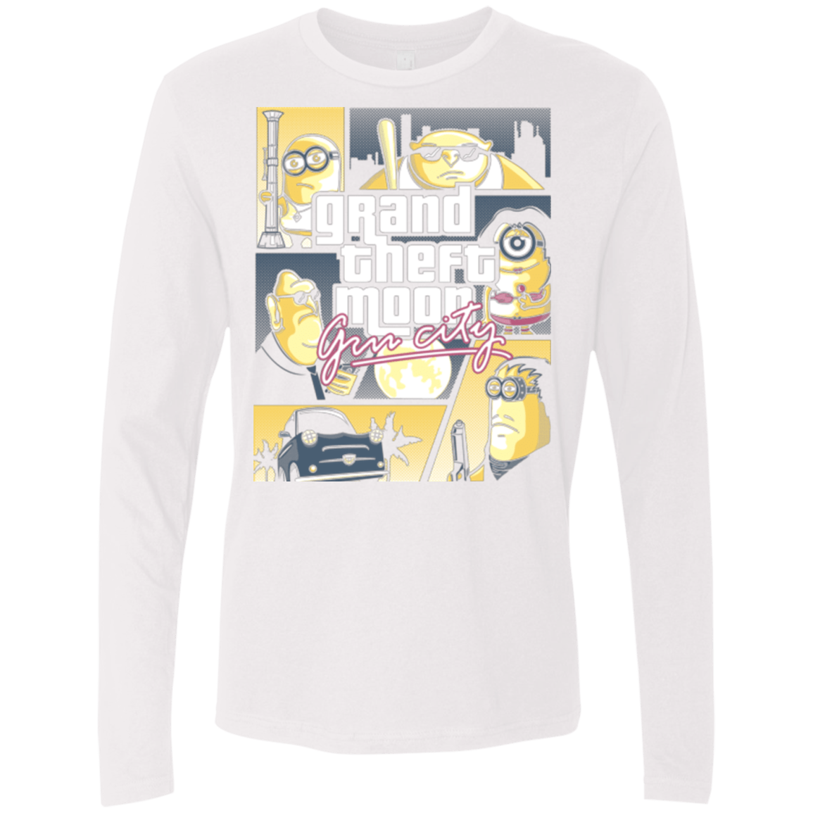 T-Shirts White / Small Grand theft moon Men's Premium Long Sleeve