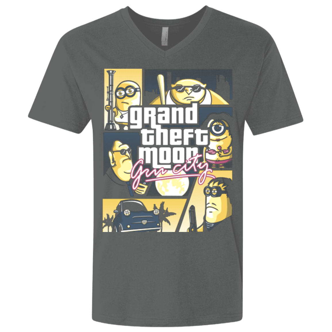 Grand theft moon Men's Premium V-Neck