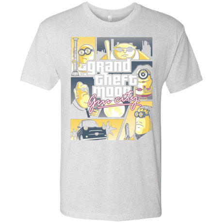 T-Shirts Heather White / Small Grand theft moon Men's Triblend T-Shirt