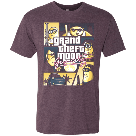 T-Shirts Vintage Purple / Small Grand theft moon Men's Triblend T-Shirt