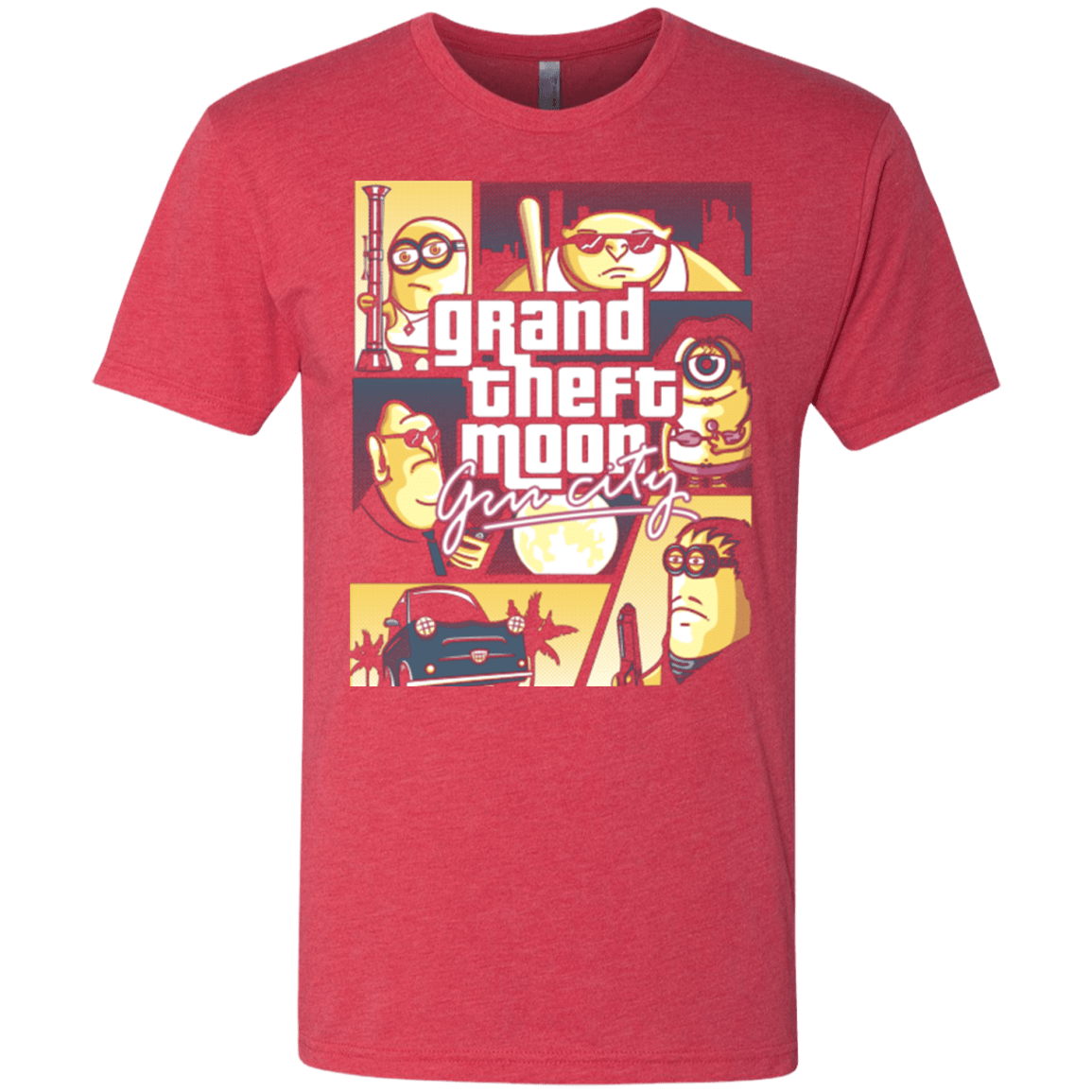 T-Shirts Vintage Red / Small Grand theft moon Men's Triblend T-Shirt