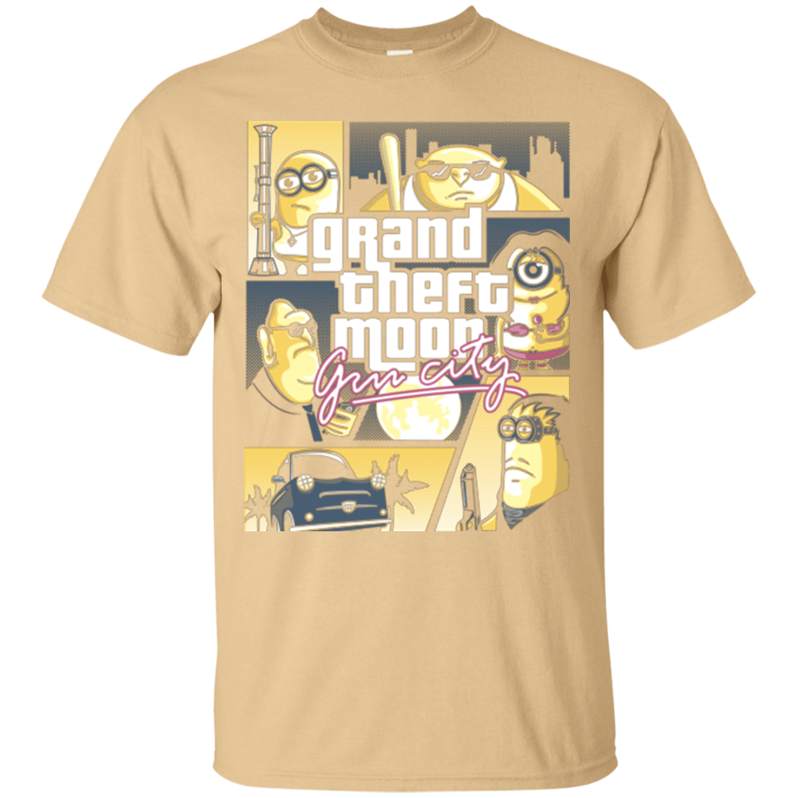 T-Shirts Vegas Gold / Small Grand theft moon T-Shirt