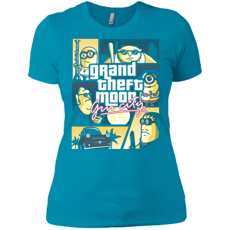 T-Shirts Turquoise / X-Small Grand theft moon Women's Premium T-Shirt