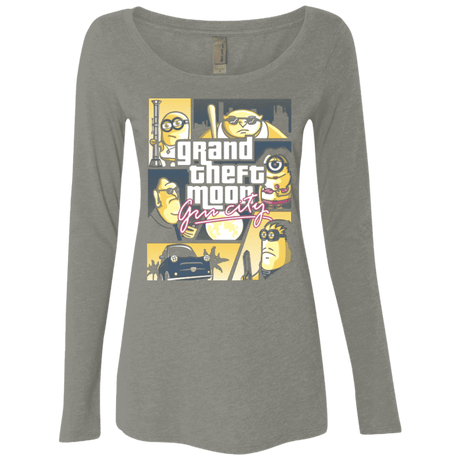 Grand theft moon Women's Triblend Long Sleeve Shirt