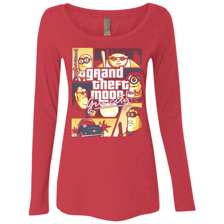 T-Shirts Vintage Red / Small Grand theft moon Women's Triblend Long Sleeve Shirt