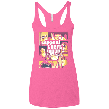 T-Shirts Vintage Pink / X-Small Grand theft moon Women's Triblend Racerback Tank