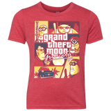 T-Shirts Vintage Red / YXS Grand theft moon Youth Triblend T-Shirt