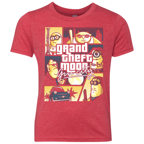 T-Shirts Vintage Red / YXS Grand theft moon Youth Triblend T-Shirt