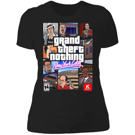 T-Shirts Black / X-Small Grand Theft Nothing Women's Premium T-Shirt
