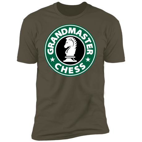 T-Shirts Military Green / S Grandmaster Chess Men's Premium T-Shirt