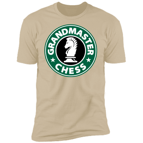 T-Shirts Sand / S Grandmaster Chess Men's Premium T-Shirt