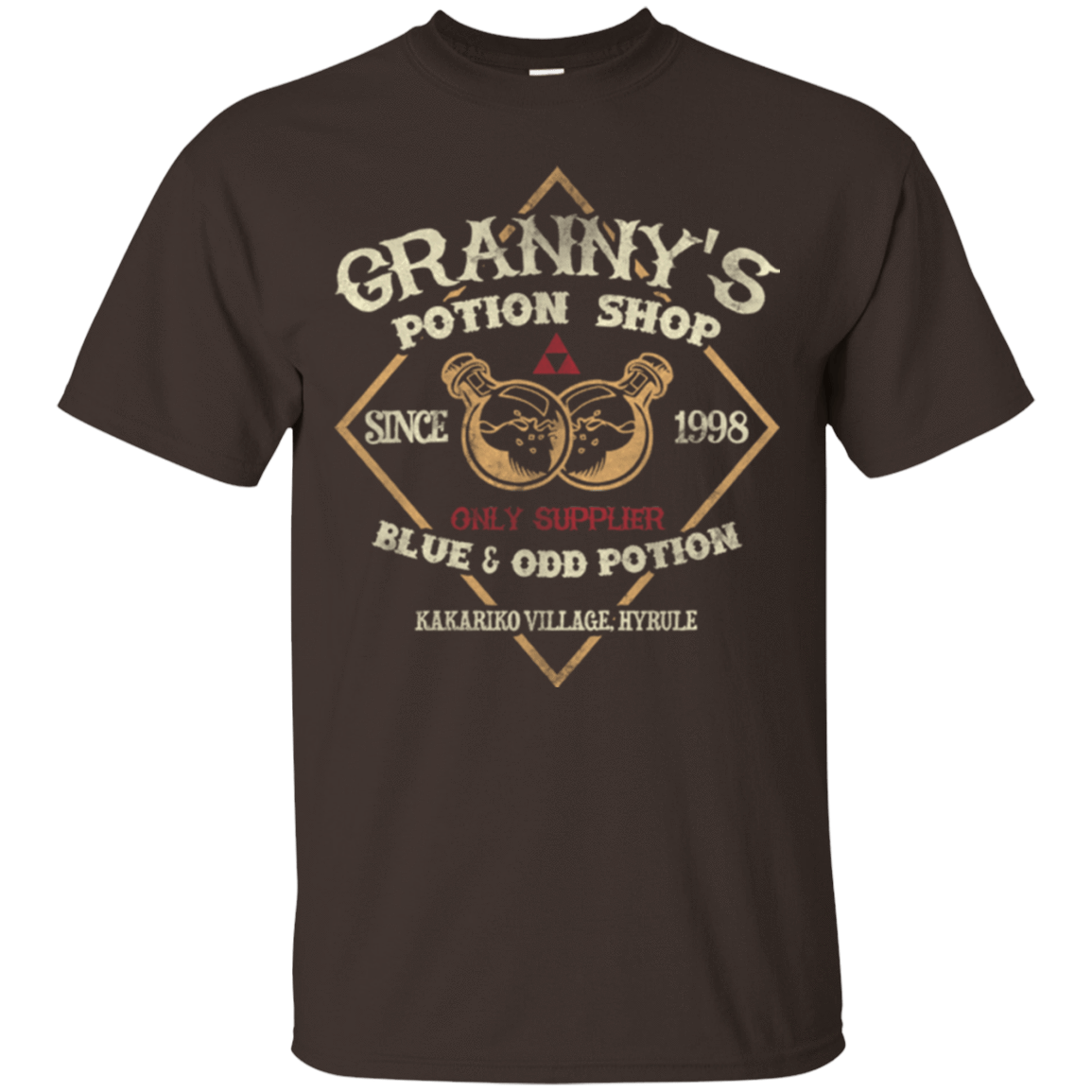 T-Shirts Dark Chocolate / Small Granny's Potion Shop T-Shirt