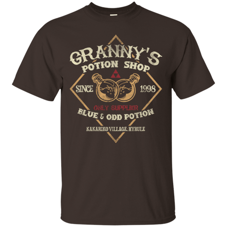 T-Shirts Dark Chocolate / Small Granny's Potion Shop T-Shirt