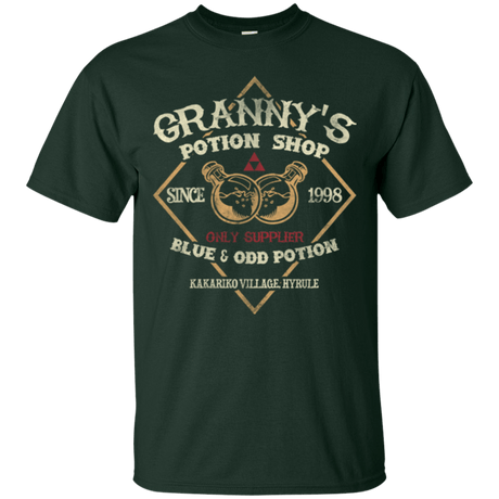 T-Shirts Forest Green / Small Granny's Potion Shop T-Shirt