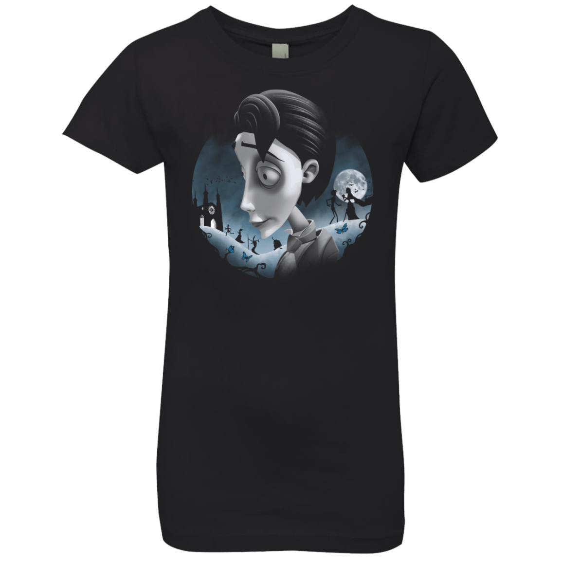 T-Shirts Black / YXS Grave Wedding Girls Premium T-Shirt