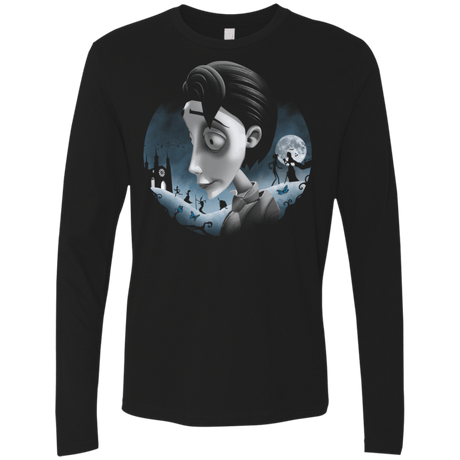 T-Shirts Black / S Grave Wedding Men's Premium Long Sleeve