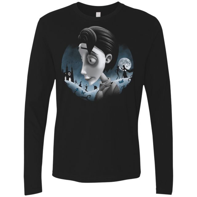 T-Shirts Black / S Grave Wedding Men's Premium Long Sleeve