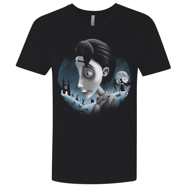 T-Shirts Black / X-Small Grave Wedding Men's Premium V-Neck