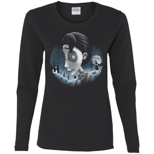 T-Shirts Black / S Grave Wedding Women's Long Sleeve T-Shirt