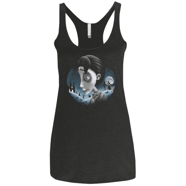 T-Shirts Vintage Black / X-Small Grave Wedding Women's Triblend Racerback Tank