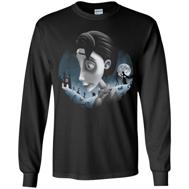 T-Shirts Black / YS Grave Wedding Youth Long Sleeve T-Shirt