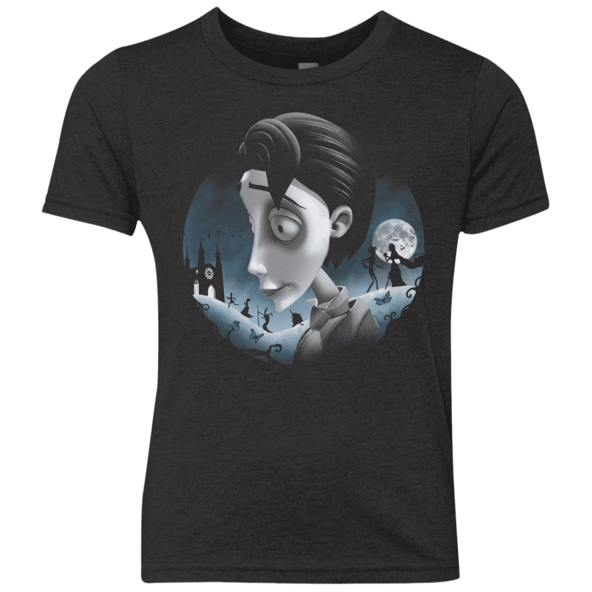 T-Shirts Vintage Black / YXS Grave Wedding Youth Triblend T-Shirt