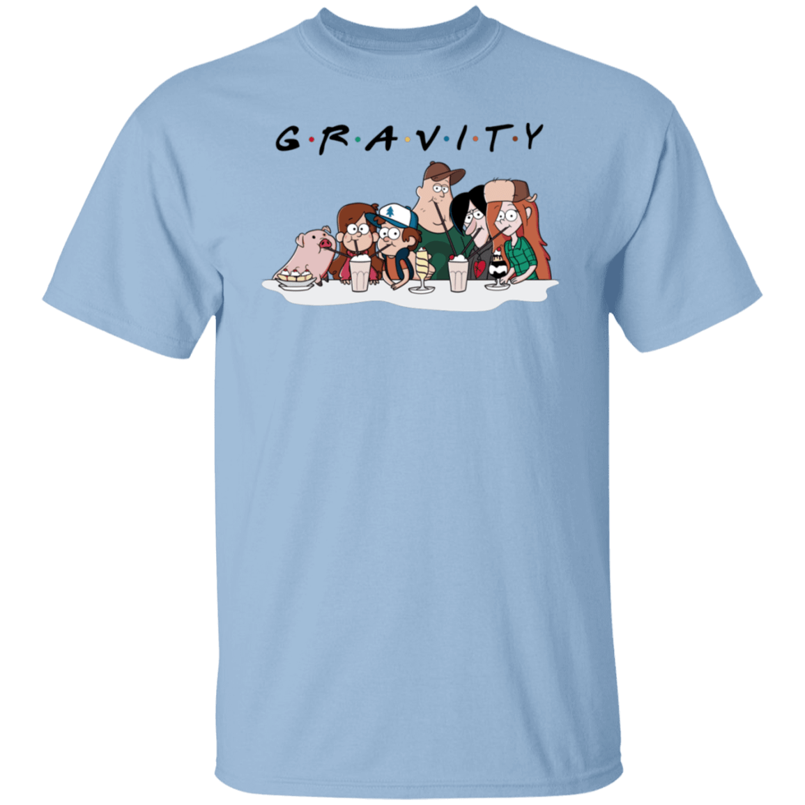 T-Shirts Light Blue / S Gravity Friends T-Shirt