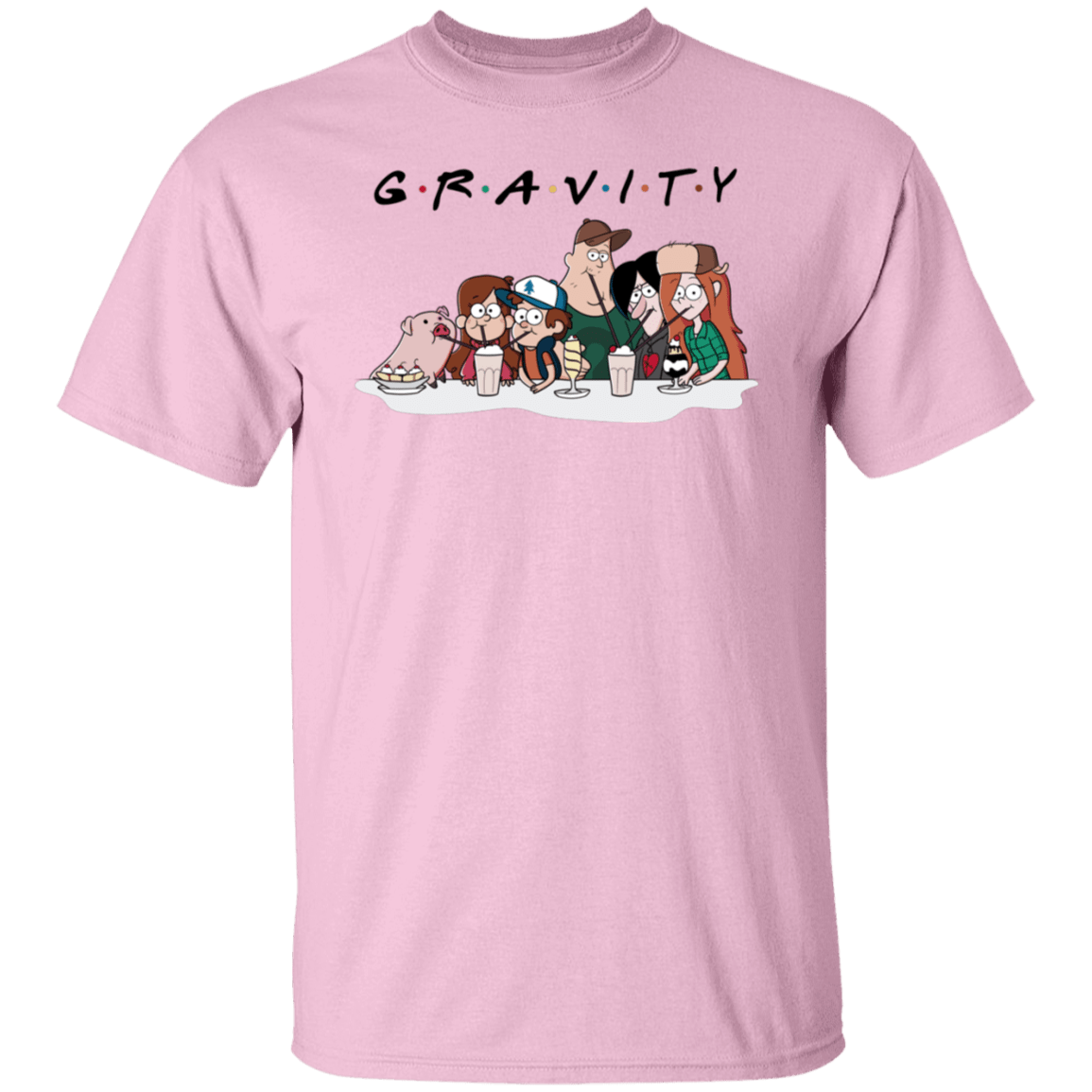 T-Shirts Light Pink / S Gravity Friends T-Shirt