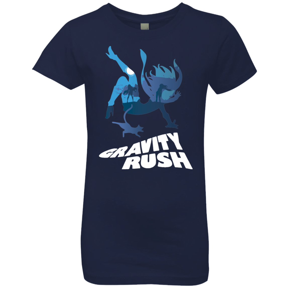 T-Shirts Midnight Navy / YXS Gravity Rush Girls Premium T-Shirt