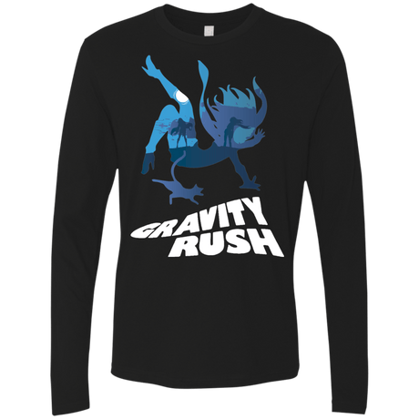 T-Shirts Black / Small Gravity Rush Men's Premium Long Sleeve