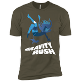 T-Shirts Military Green / X-Small Gravity Rush Men's Premium T-Shirt