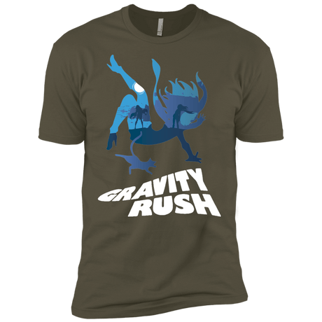 T-Shirts Military Green / X-Small Gravity Rush Men's Premium T-Shirt