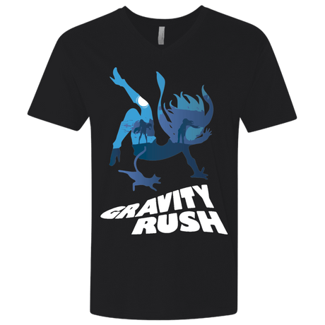 T-Shirts Black / X-Small Gravity Rush Men's Premium V-Neck
