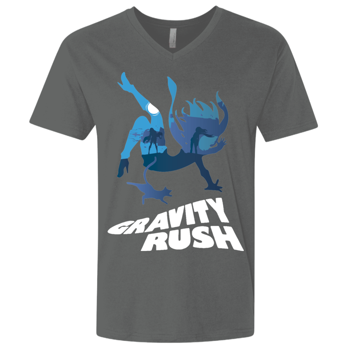 T-Shirts Heavy Metal / X-Small Gravity Rush Men's Premium V-Neck