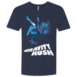 T-Shirts Midnight Navy / X-Small Gravity Rush Men's Premium V-Neck